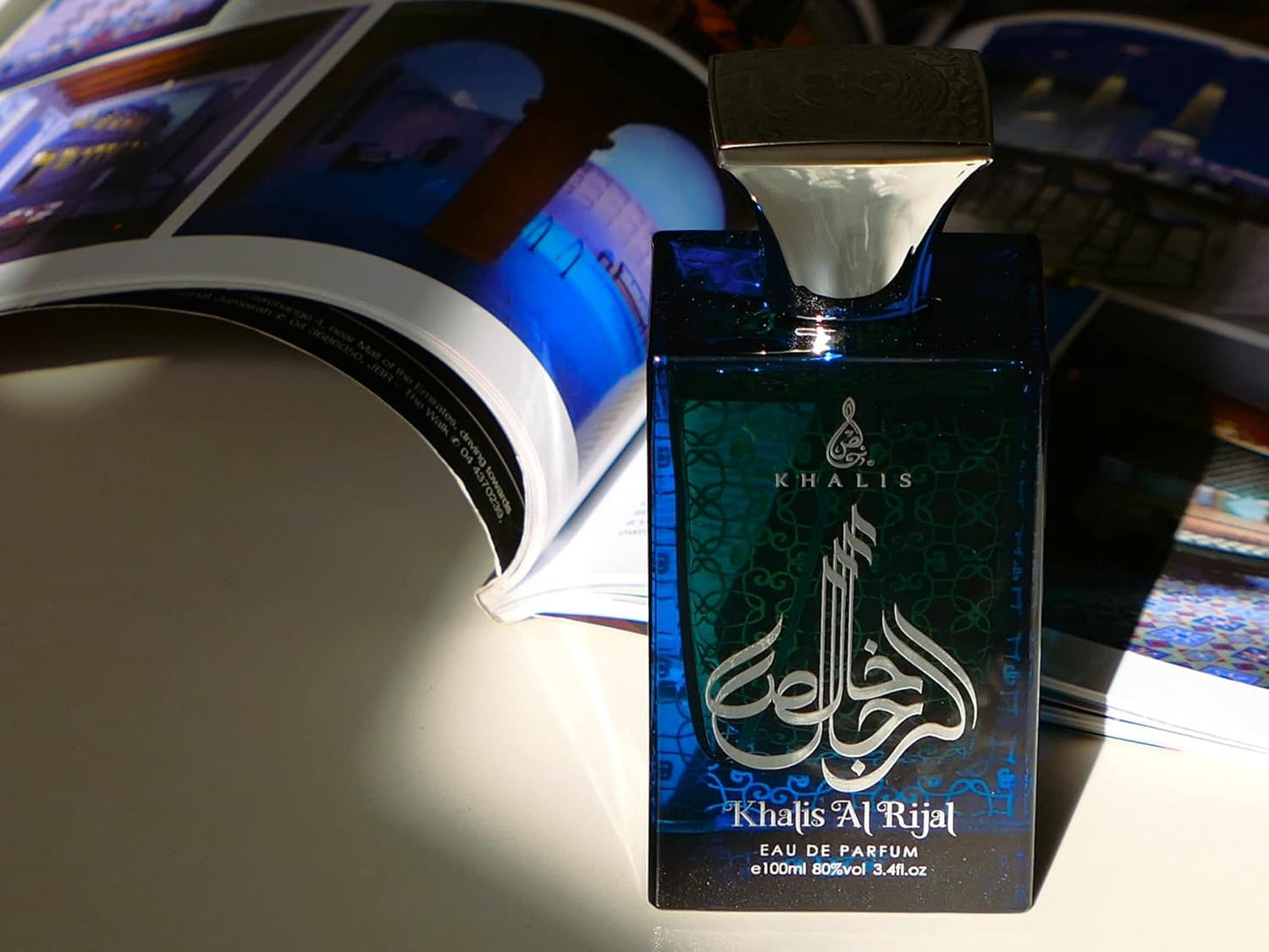 Khalis Al Rijal Eau de Parfum 3.4 oz - Unisex Oriental Perfume with Smoky Woody Nutty Accords Leaning Masculine loved for its long lasting trail and compliment catching aroma