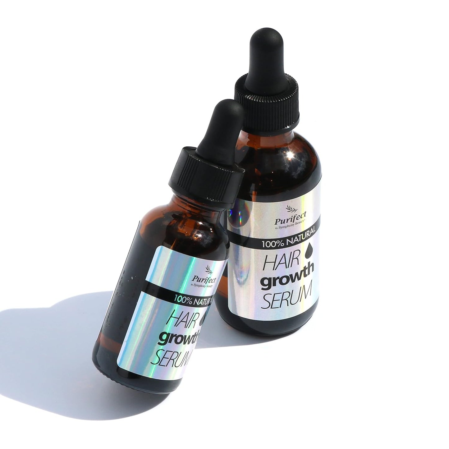 Purifect Hair Growth Serum for Shinier, Thicker, Stronger Hair with Botanical Oil for Hair Loss – Made in USA – Safe for Dry, Damaged, Treated & Relaxed Hair, Strengthens Strands Naturally, 1 fl oz