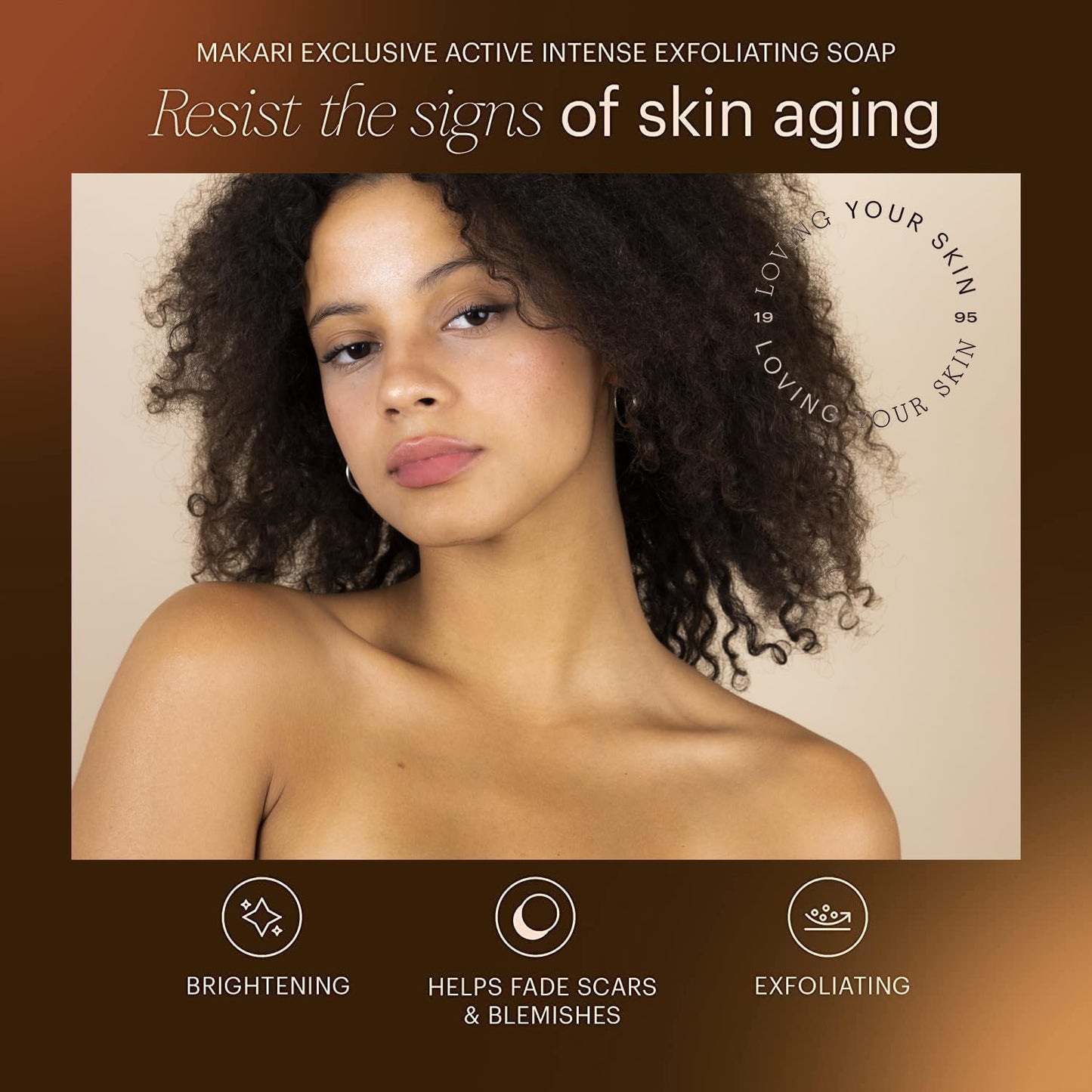 MAKARI Exclusive Active Intense Radiance Bundle: Exfoliating Soap & Tone Boosting Glycerin for Brightening, Even Skin Tone & Radiance