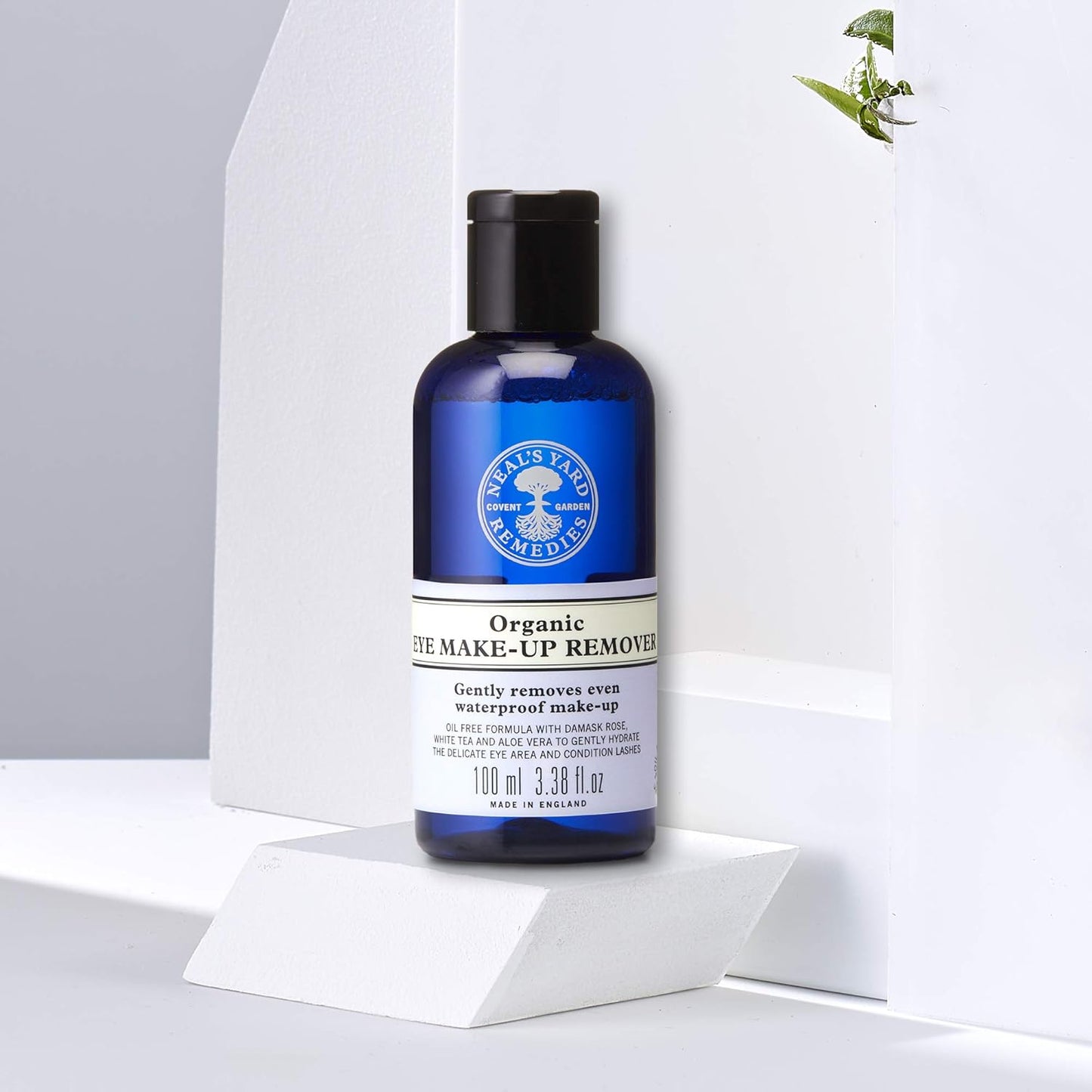 Neal's Yard Eye Make-Up Remover with Tripeptides, Removes Waterproof Makeup, Oil Free, Hydrates Skin, Conditions Lashes, Cruelty-Free, 100mL