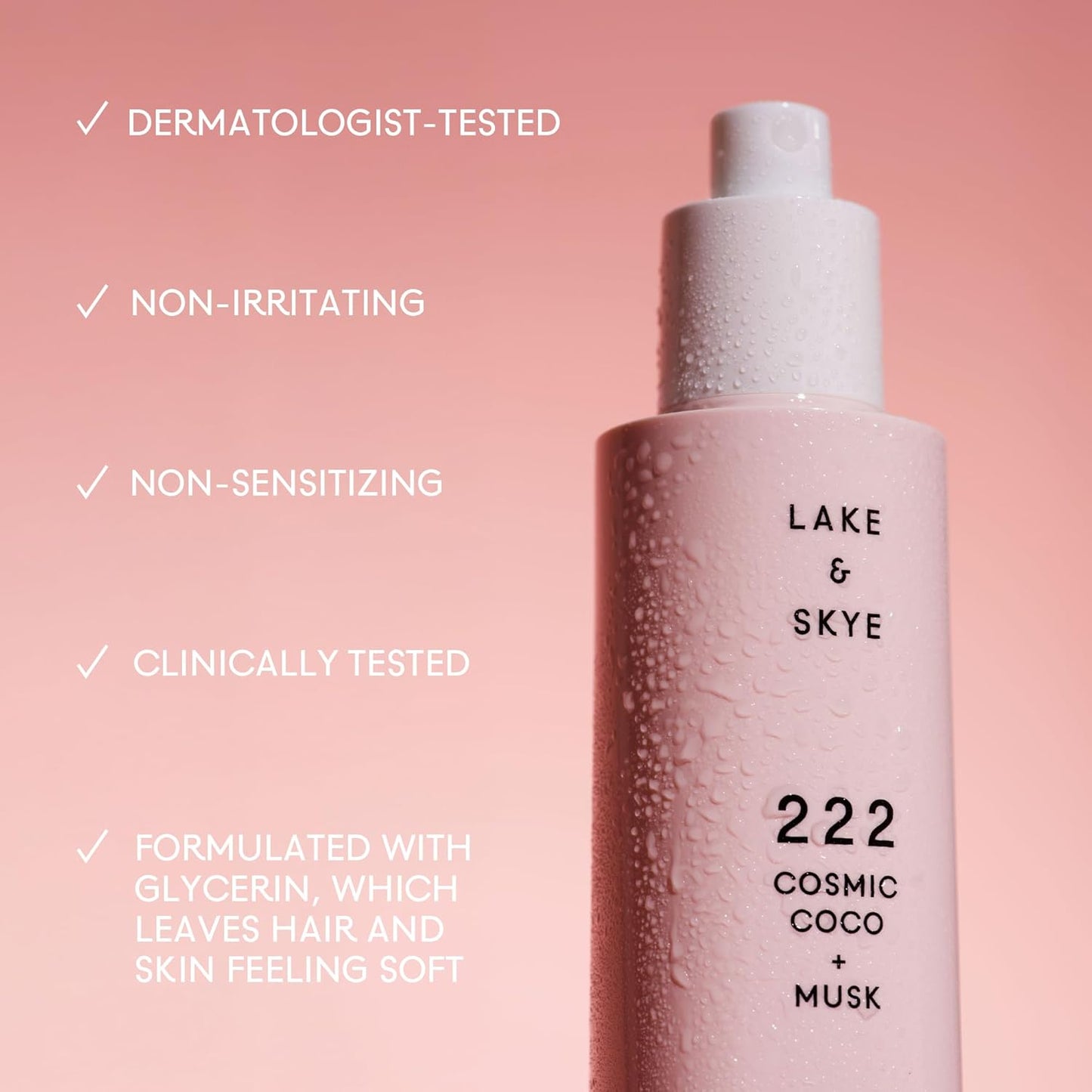 Lake & Skye 222 Cosmic Coco + Musk Hair & Body Mist