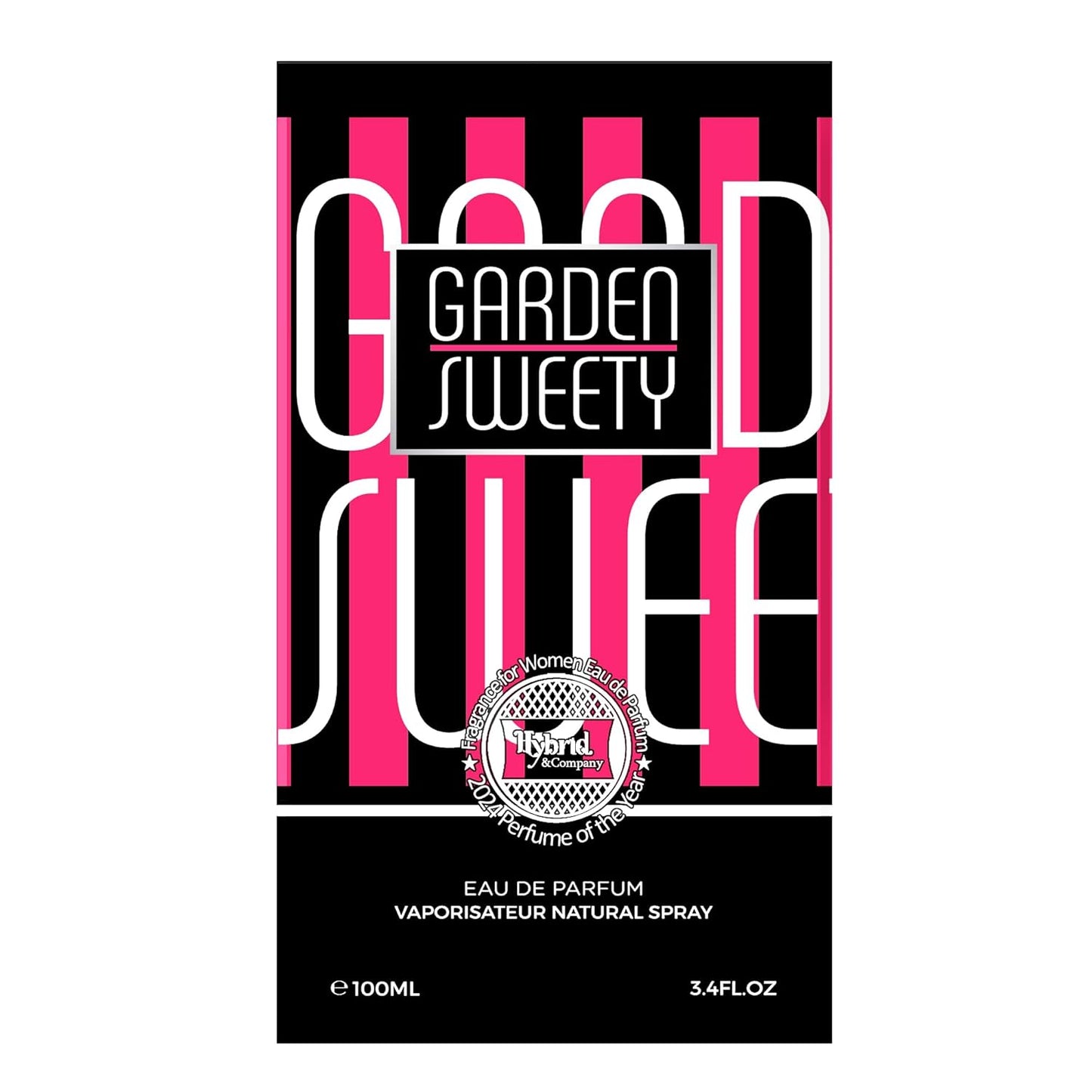 Hybrid & Company Women Garden Sweety Eau De Parfum Vaporisateur Natural Spray 3.4 Fl Oz