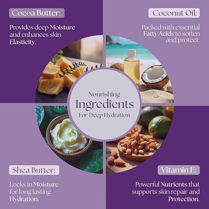 Hydrating Body Oil for Women | Lightweight All-Natural Moisturizing Oil | Fast-Absorbing Moisturizer | Scented Body Oil for Women - Vanilla Bloom 3 Oz