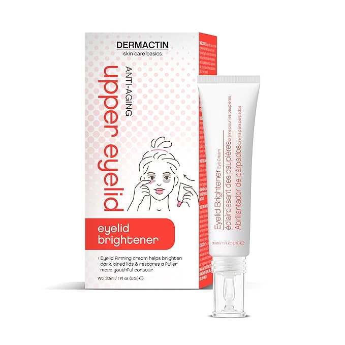 Upper Eyelid Cream 1 oz. Firms & Tones Sagging & Drooping Skin On Upper Eye Lids, for Younger, More Vibrant & Alert Appearance, for Sensitive Skin In The Eyelids
