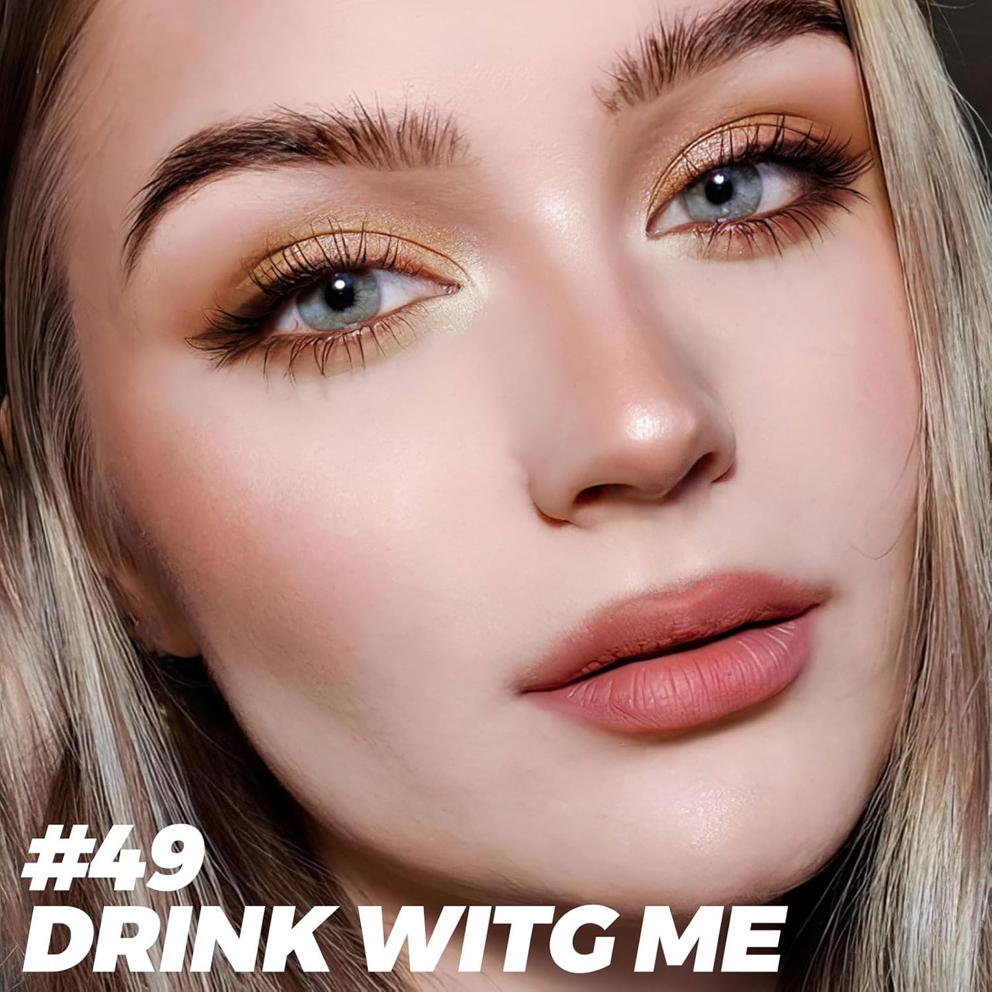 FOCALLURE Shimmer and Matte Cream Eyeshadow Stick,Smooth Brilliant Eye Brightener Pencil for Women,Long Lasting Waterproof Eye Shadow and Liners Makeup,Drink With Me