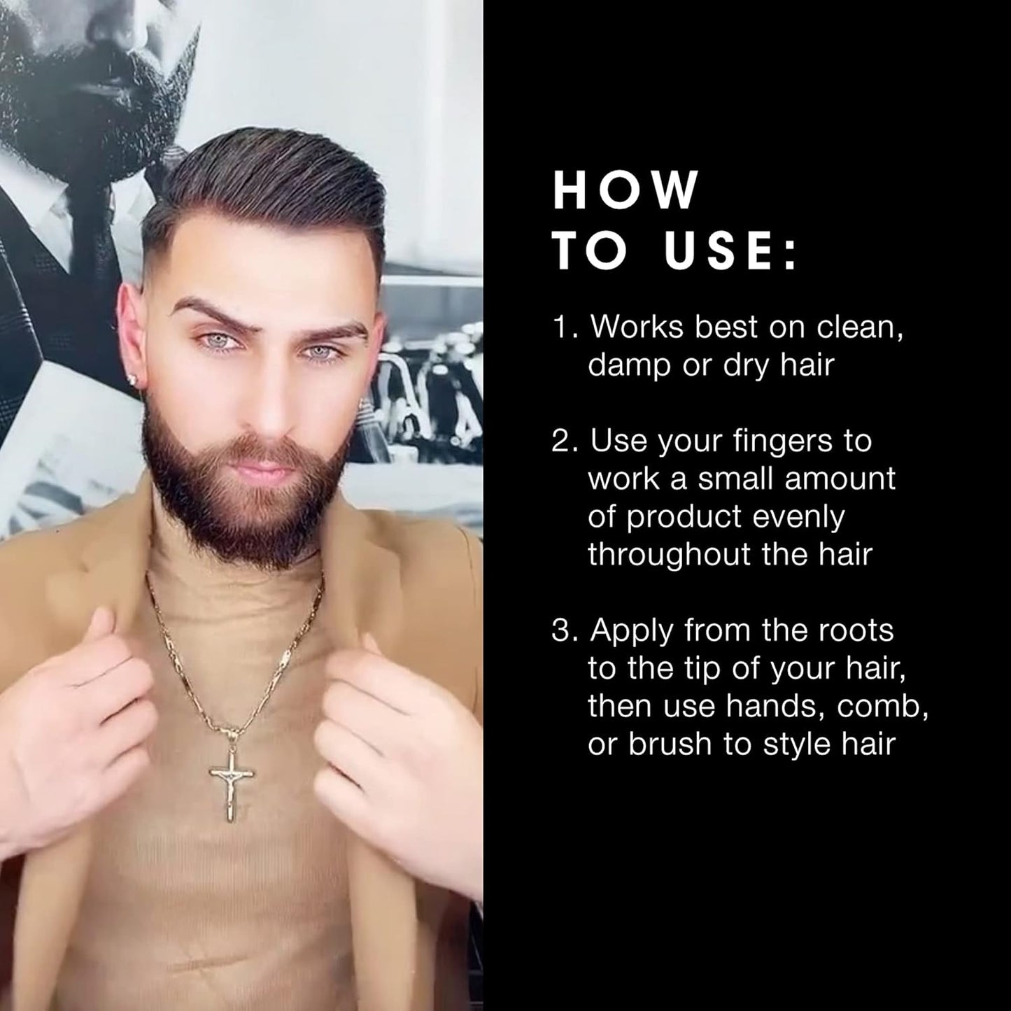 Pacinos Pomade - Flexible Hold, Frizz Control - High Shine Pomade for All Hair Types - 4oz