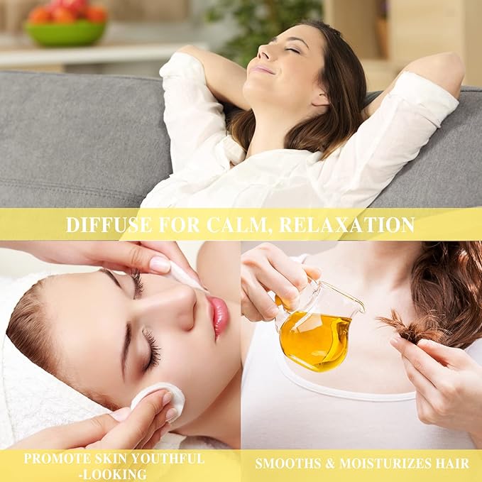 Chamomile Essential Oil, MAYJAM Premium Pure Essential Oils for Diffusers for Home and Office, 1.01FL.OZ/30ML Chamomile Oil for Massage, Diffuser, Candle Soap Making