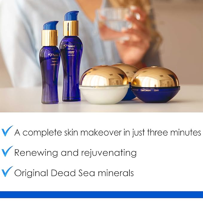 Premier Dead Sea Refining Facial Peeling gel skin care face mask, Classic collection, soft and gentle face scrub exfoliator, Deep cleans, removes dead skin cells and blackheads, anti-aging, 2.04 Fl oz