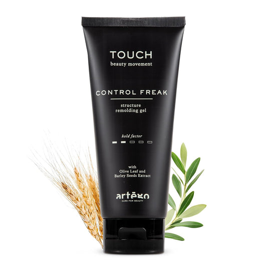 Artègo TOUCH Control Freak Styling Gel (6.7 oz) – Lightweight, Flexible Hold Hair Gel for Smooth, Frizz-Free Styles