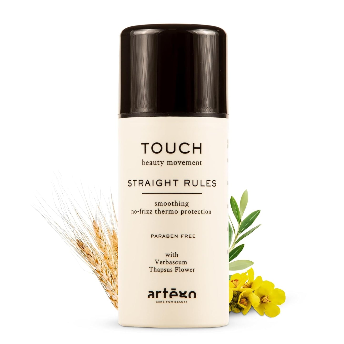 Artègo TOUCH Straight Rules Anti-Frizz Cream (3.4 oz) – Smoothing Leave-In Styling Cream for Sleek, Shiny, Frizz-Free Hair