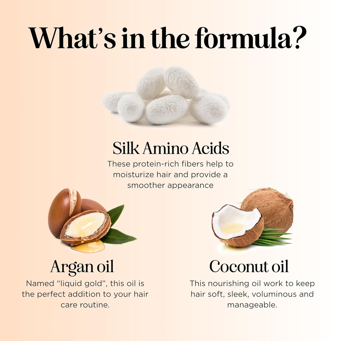 Silk Protein Conditioner for Damaged Hair - Ultra Moisturizing Conditioner for Dry Hair with Deeply Nourishing Shea Butter Argan Oil Green Tea & Aloe - Helps Define Curls & Control Frizz (12 Fl Oz)