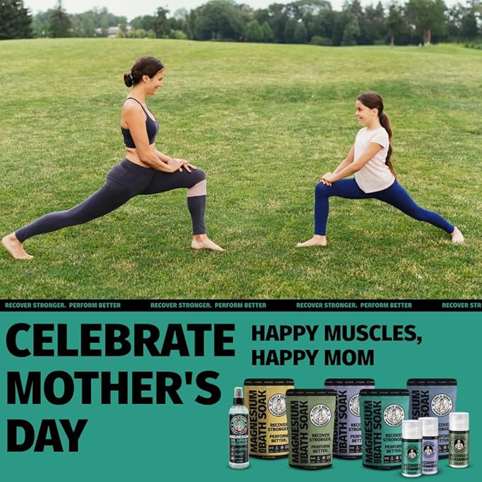 Coach Soak: Recovery Bath Soak – Rejuvenating Post Workout Natural Magnesium Flakes - 21 Minerals, Essential Oils & Dead Sea Bath Salts - Absorbs Faster Than Epsom Salts, 3lbs (Eucalyptus Tea Tree)