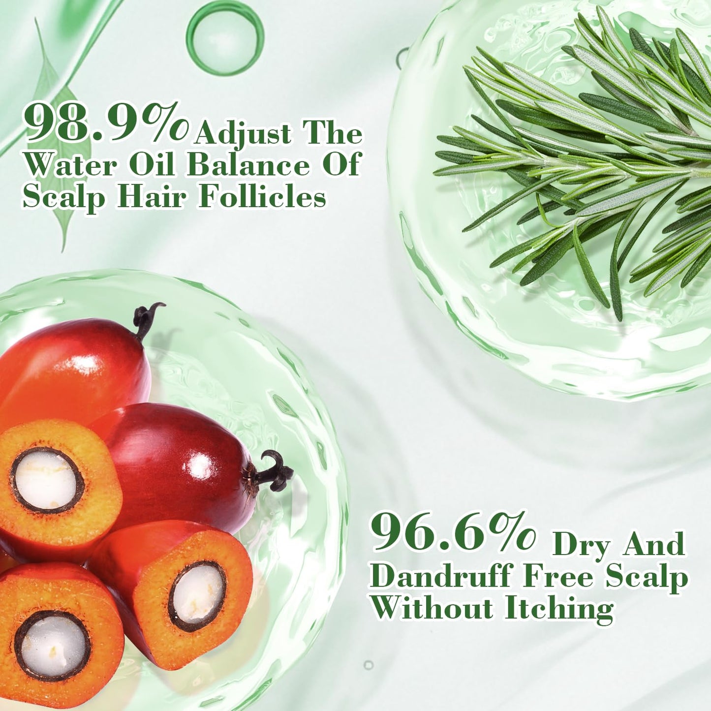 -Promote Hair Growth,Rosemary Shampoo,Nourishes Scalp, Reduces Breakage & Adds Shine,Reduces Hair Loss (Batana Shampoo-(10.1 fl oz))