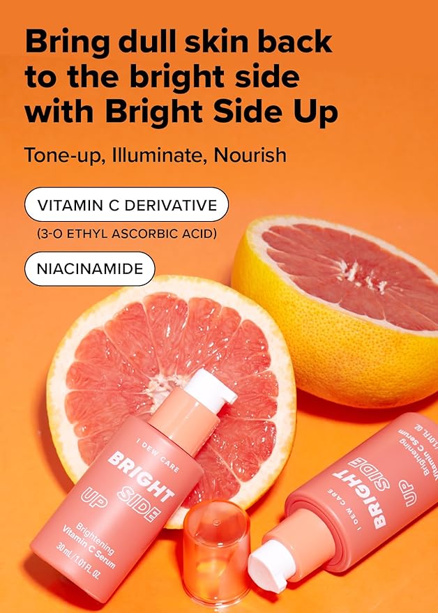 I DEW CARE Hydra Vibes 8-Hyaluronic Acid Moisturizer, 1.69 fl. oz. + Skincare Set - Vitamin To Glow Pack Bundle