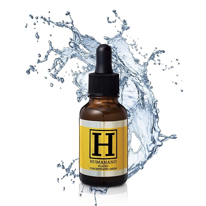 Japanese Placen Liposomal 100% Concentrated Serum, EGF, FGF, HUMANANO", Paraben Free, Alcohol Free, Mineral Oil Free, Cruelty Free (1.01 fl oz) (1.0 fl oz)