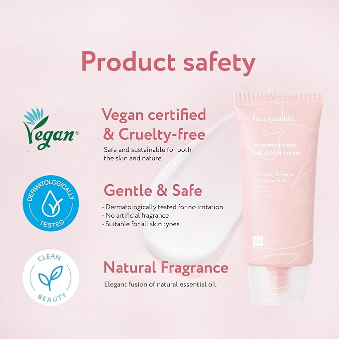 Face Republic Night Wrinkle Care - Blooming Time Bakuchiol Cream & Blooming Collagen Eye Booster