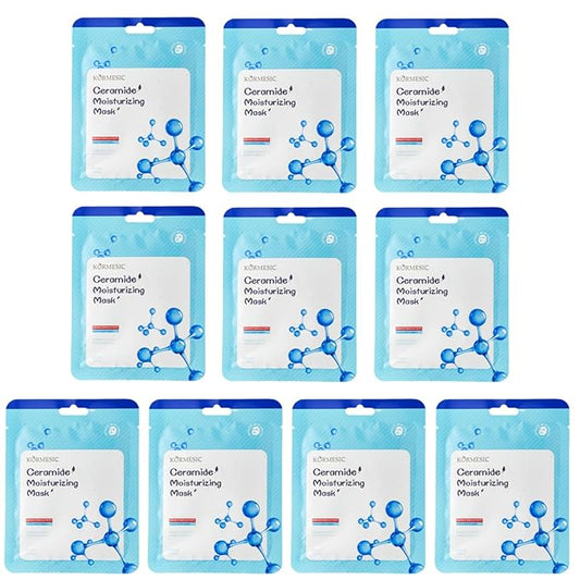 Facial mask Moisturizing face Mask - 10 Sheets, Deep Hydration, Improves Dry Skin, Sheet Mask, skincare for All Skin Types