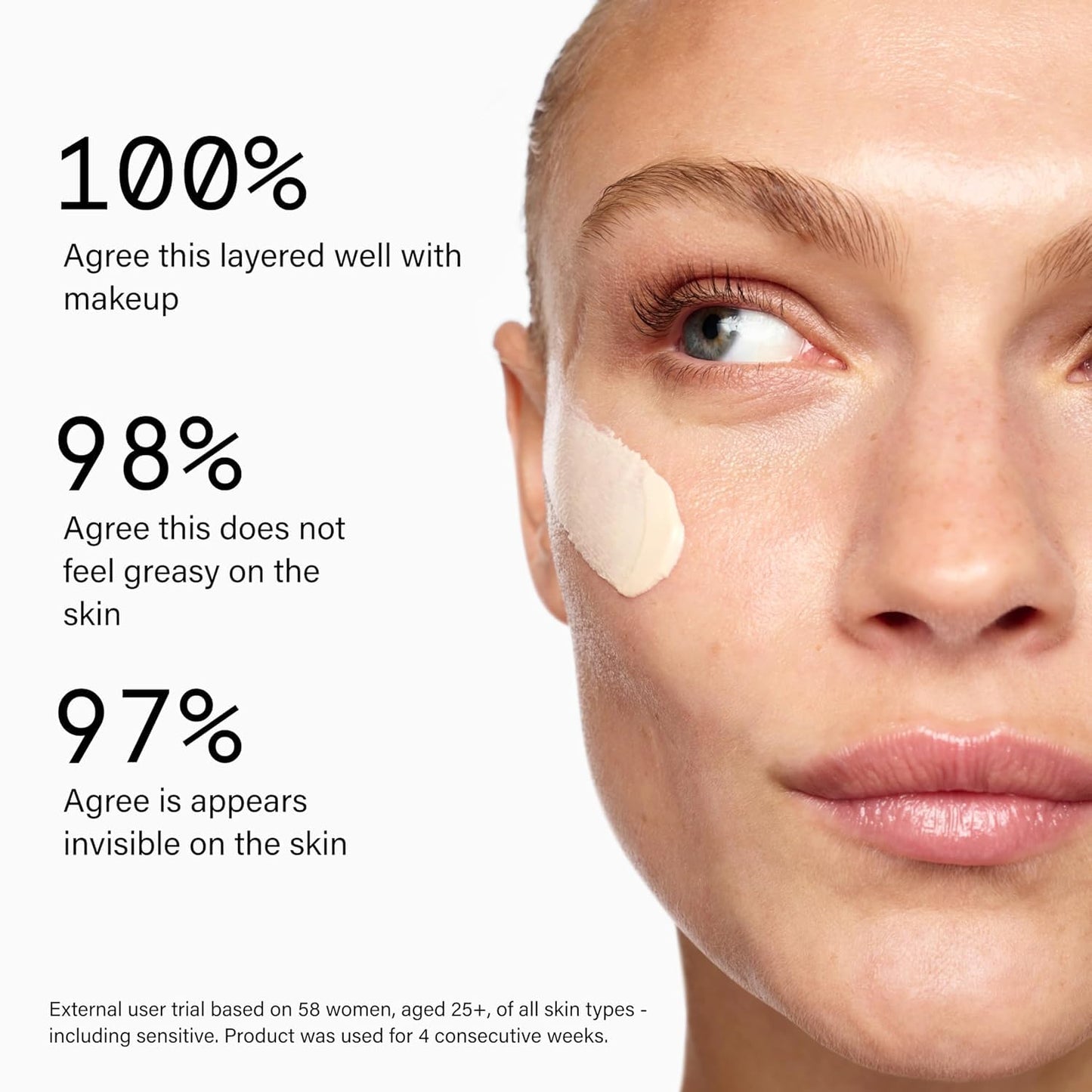 Beauty Pie Traceless Mineral Sunscreen + Primer SPF 30, 1.69 fl oz (50 ml) – Invisible Mineral Protection with Niacinamide, Argan Oil & Antioxidants