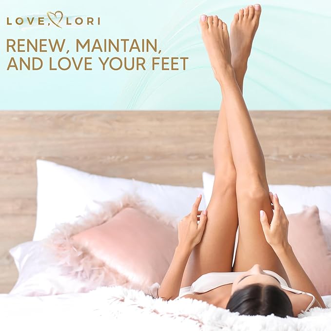 Professional Foot Scrubber Dead Skin Remover Kit - Foot File & Callus Gel Feet Scrubber Scraper Bundle, 6oz