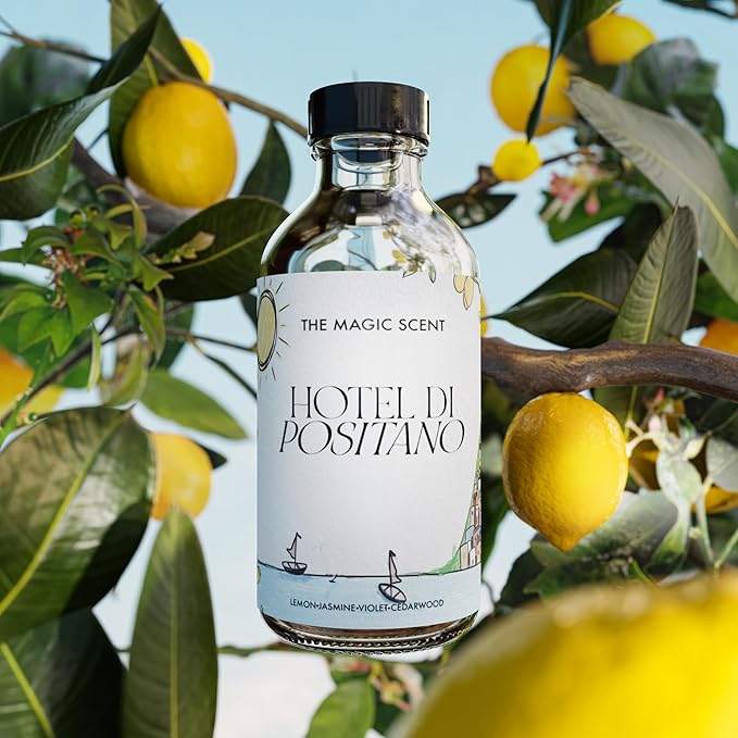 Hotel Di Positano Diffuser Oil Scents - Cold-Air & Ultrasonic Fragrance Oil for Diffuser - Inspired by Amalfi Coast, Italy - Essential Oils for Diffusers - 8.5 fl oz, 250 mL