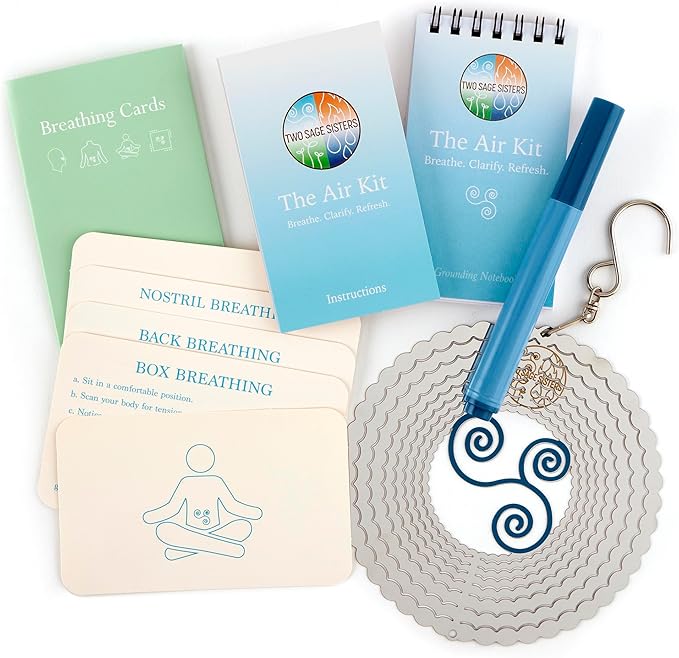 Element Kit Bundle - Self-Care Package for Women and Men – Kickstart The Year with Wellness – Use The Elements to Practice Mindfullness - by Two Sage Sisters