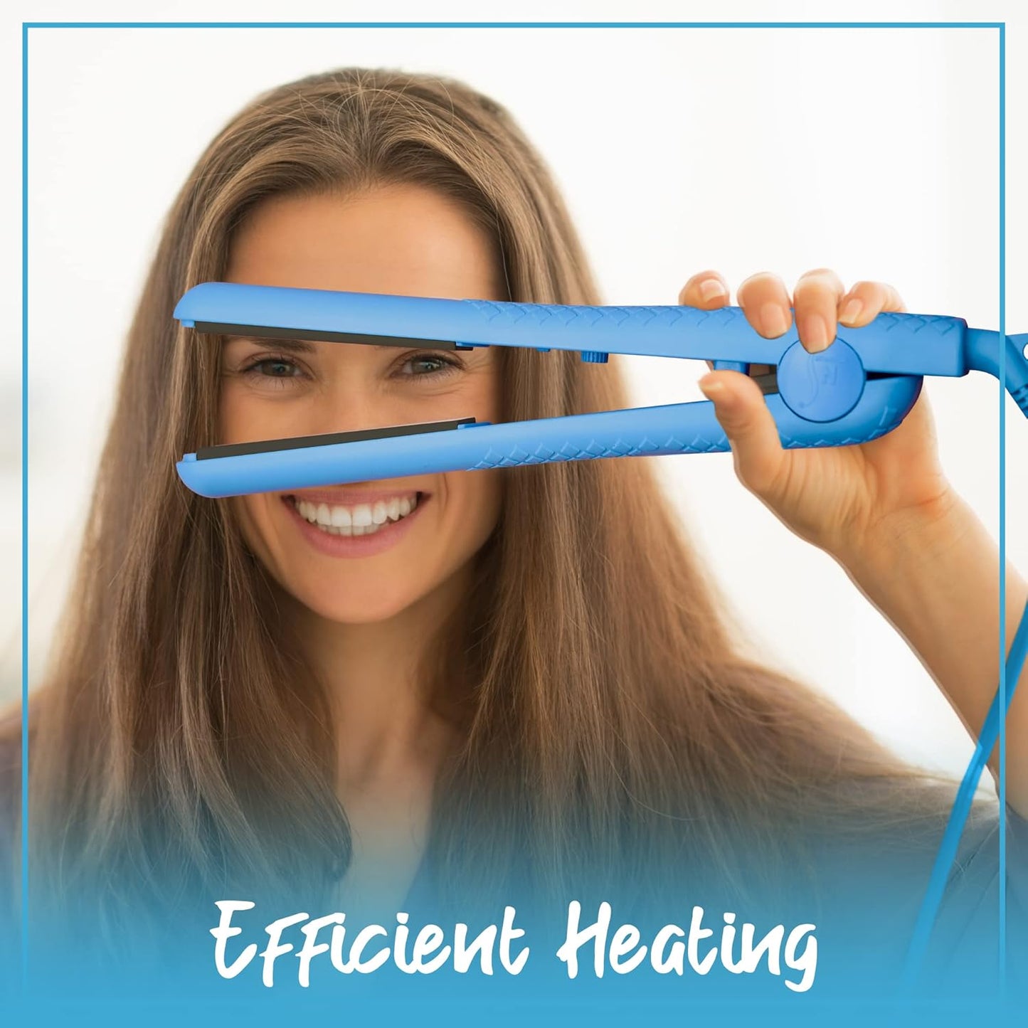 Herstyler Colorful Seasons Flat Iron - Blue