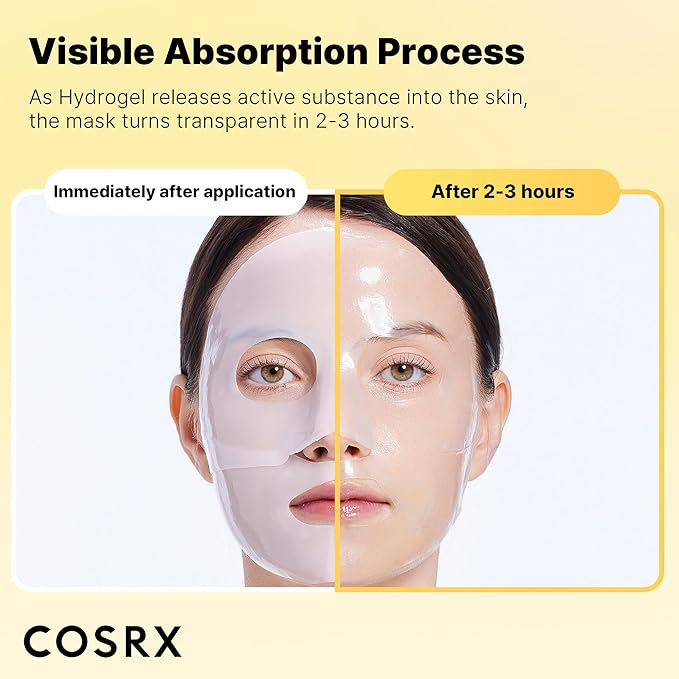 COSRX All About Snail Set + Hydrogel Mask 3EA- Snail Mucin Skincare Set and Glass Glow Hydrogel Collagen Face Mask, Travel Essentials, Stocking Stuffers, Korean Skin Care