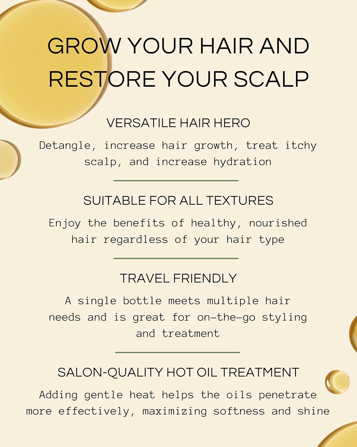 Righteous Roots Rx Hair Oil for Hair Growth, Anti Frizz and Thickener Best for Curly, Wavy Natural Hair and Beards. 4fl oz (Previously known as Hair RX)