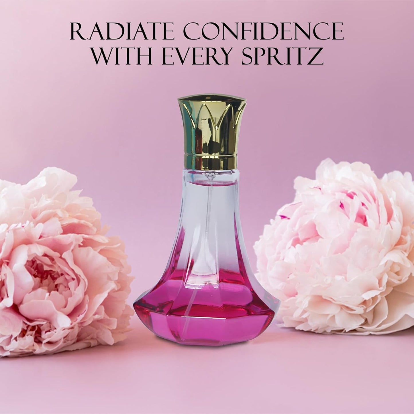 Women Perfume Beauty Fleur&Love Set Eau de Parfume Spray Long Lasting Fresh Eau de Toliette for Women 3.4 Fl Oz Each Dily Used