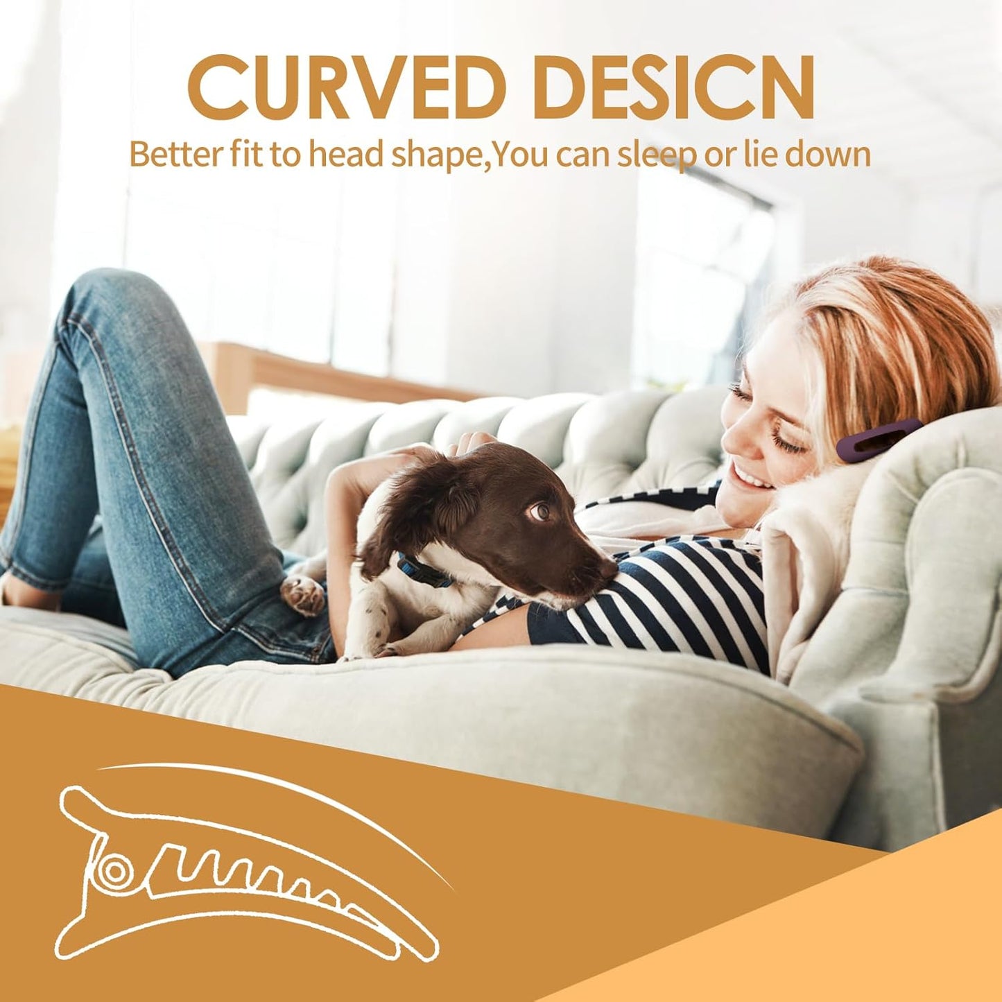 Small Flat Hair Clips for Women Lay Down Clips for Thin Hair Accessories 8pack