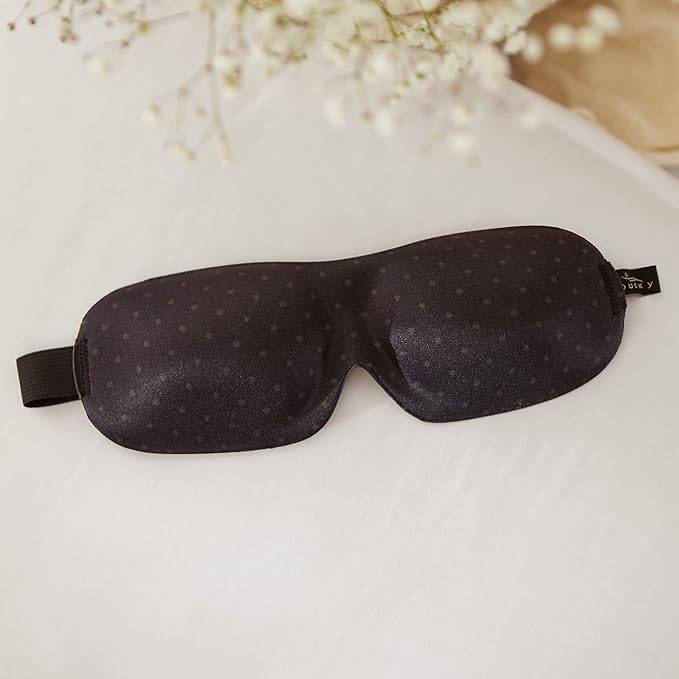 Bucky 40 Blinks No Pressure Beauty & Travel Eye Masks, Gray Dots