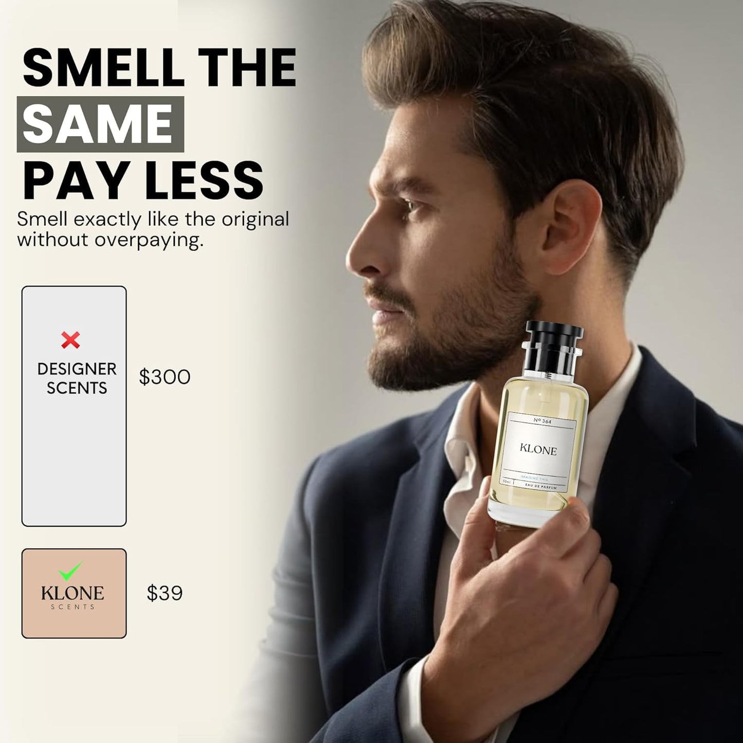 Imagine This Scents – Long-Lasting Eau de Parfum for Men & Women, Inspired by Imagination – Clean, Fresh & Uplifting Designer-Inspired Fragrance, Travel-Friendly Bottle