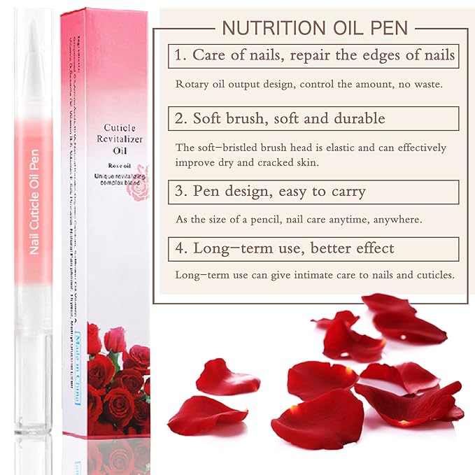6Pcs Nail Cuticle Oils Nail Nutrition Oil Pen Nail Nourishment Pens 6 Smell Cuticle Revitalizer for Agnail Nourish Skin Nail Care (14pcs)