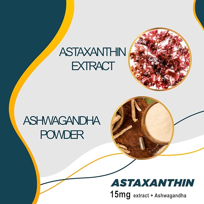 Nootamin Extra Strength Astaxanthin 15mg Supplement 60 Vegan