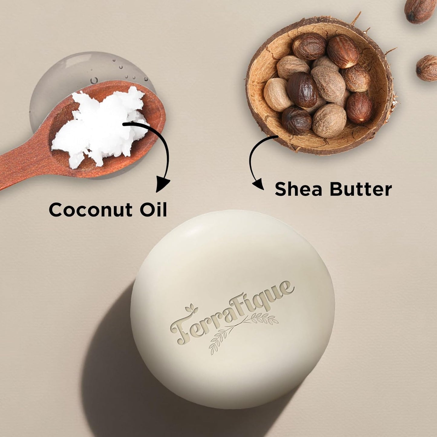 Castor Oil Shampoo Bar - No Added Fragrance - Solid Shampoo for Thinning Hair - Men and Women - 3.5 Oz - Pack of 1