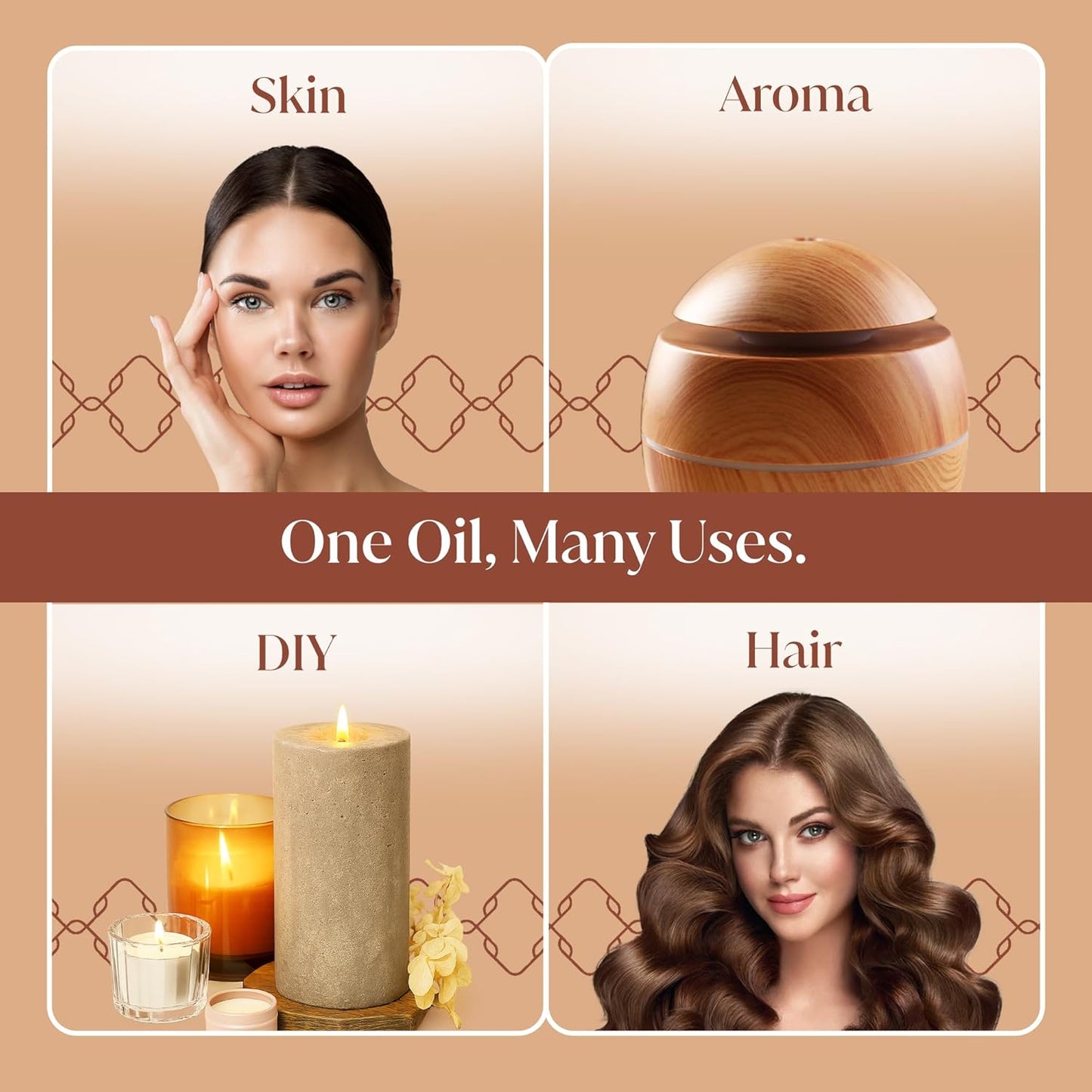 Siva Frankincense Essential Oil - 4 Fl Oz – 100% Natural Boswellia Serrata Oil - for Diffuser, Face, Skin Care, Aromatherapy, Hair Care, Scalp and Body Massage - with Dropper