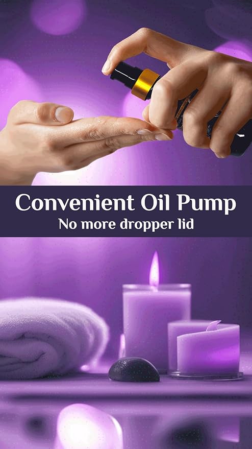 Pure Organic Moringa Oil with Blue Lotus Flower & Ormus Gold – Hydrating & Anti-Aging Oil for Skin, Hair & Nails – Premium 100% Cold Pressed Moringa Seed Extraction, Nourishes & Hydrates Skin