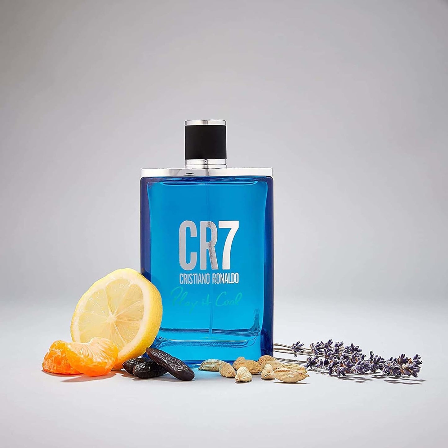 CR7 Play It Cool Cristiano Ronaldo - Eau De Toilette Cologne Scent for Men - With Mandarin, Bergamot, Lavender, and Musk - From Cristiano Ronaldo's Original Men's Fragrance Collection - 3.4 oz