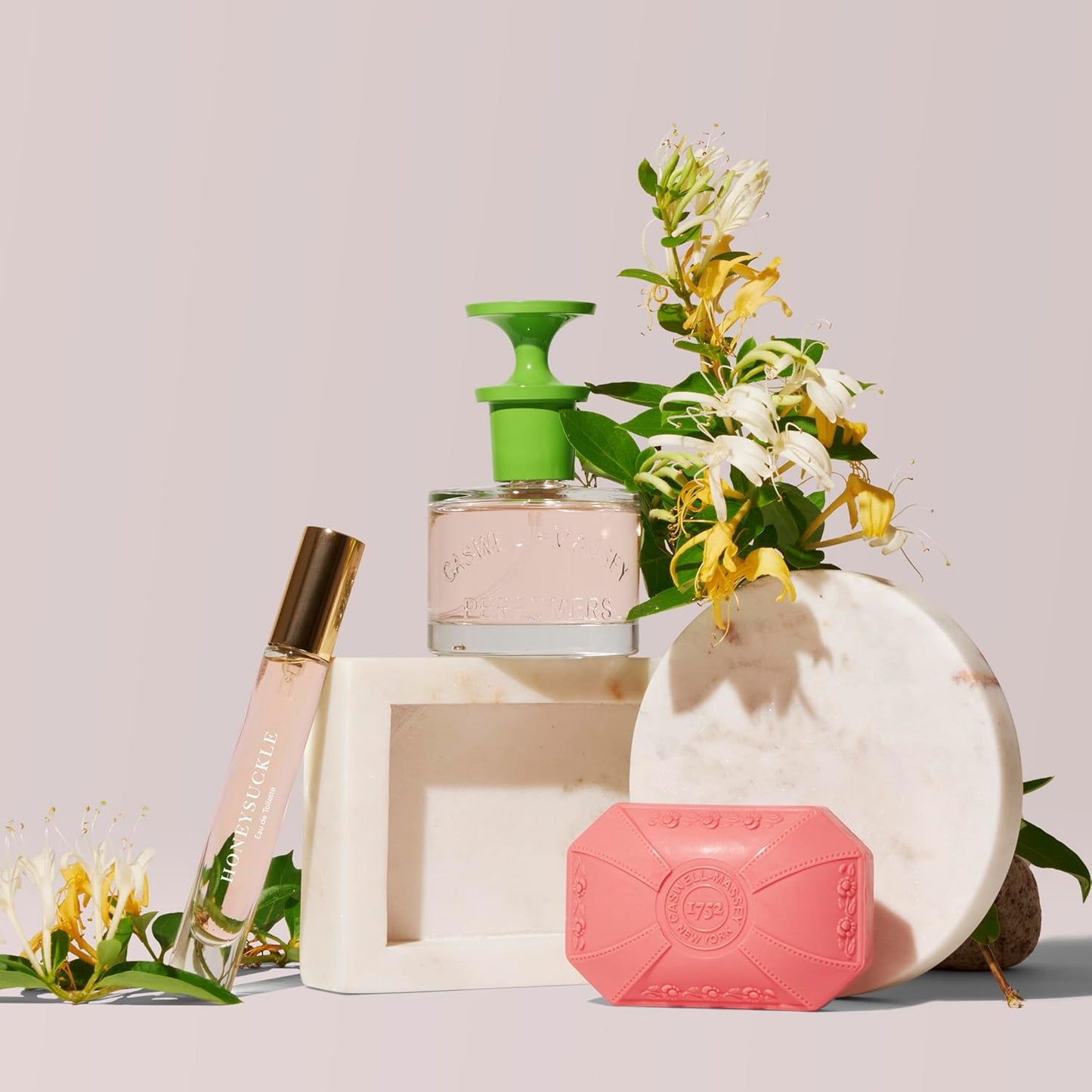 Caswell-Massey Honeysuckle Eau de Toilette, Classic Floral Scent, Luxurious & Long-Lasting Fragrance for Women, Full Size, Perfume for Women, 2 Fl Oz