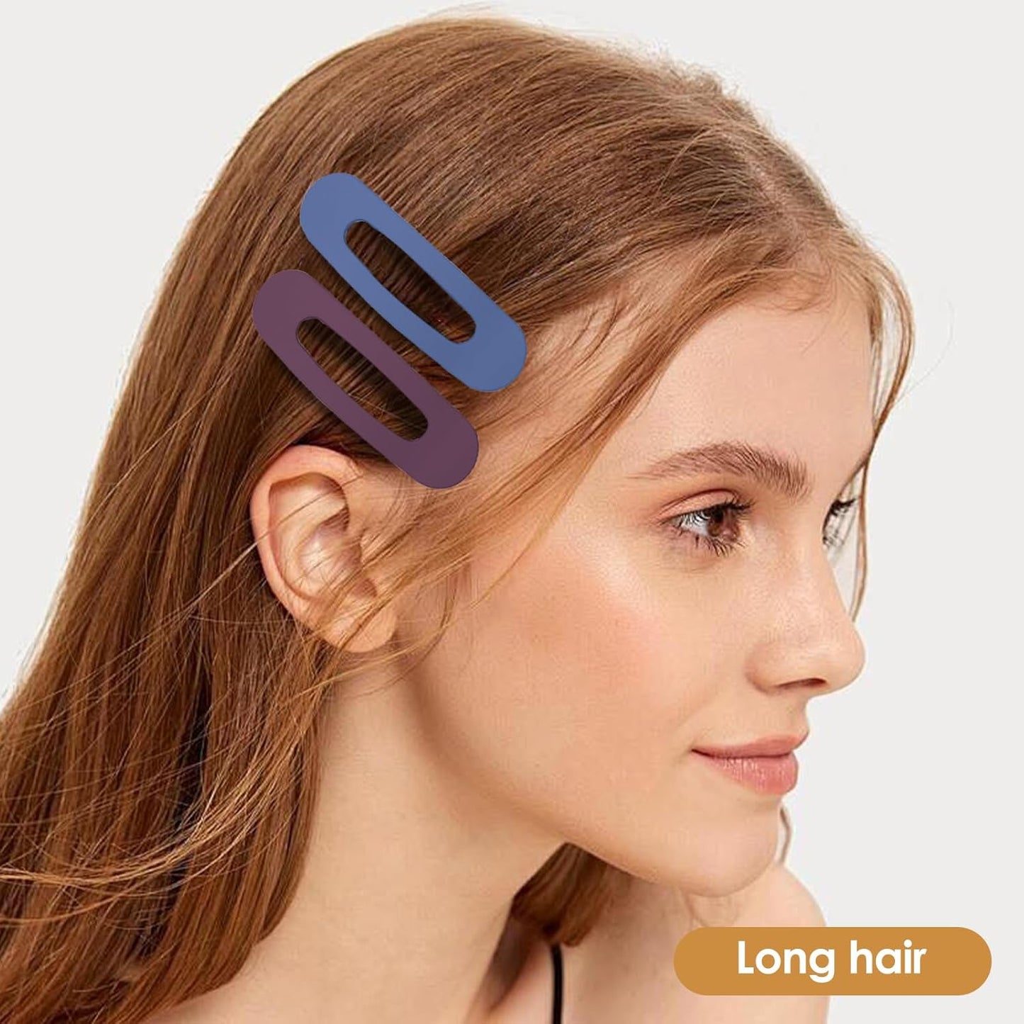 Small Flat Hair Clips for Women Lay Down Clips for Thin Hair Accessories 8pack