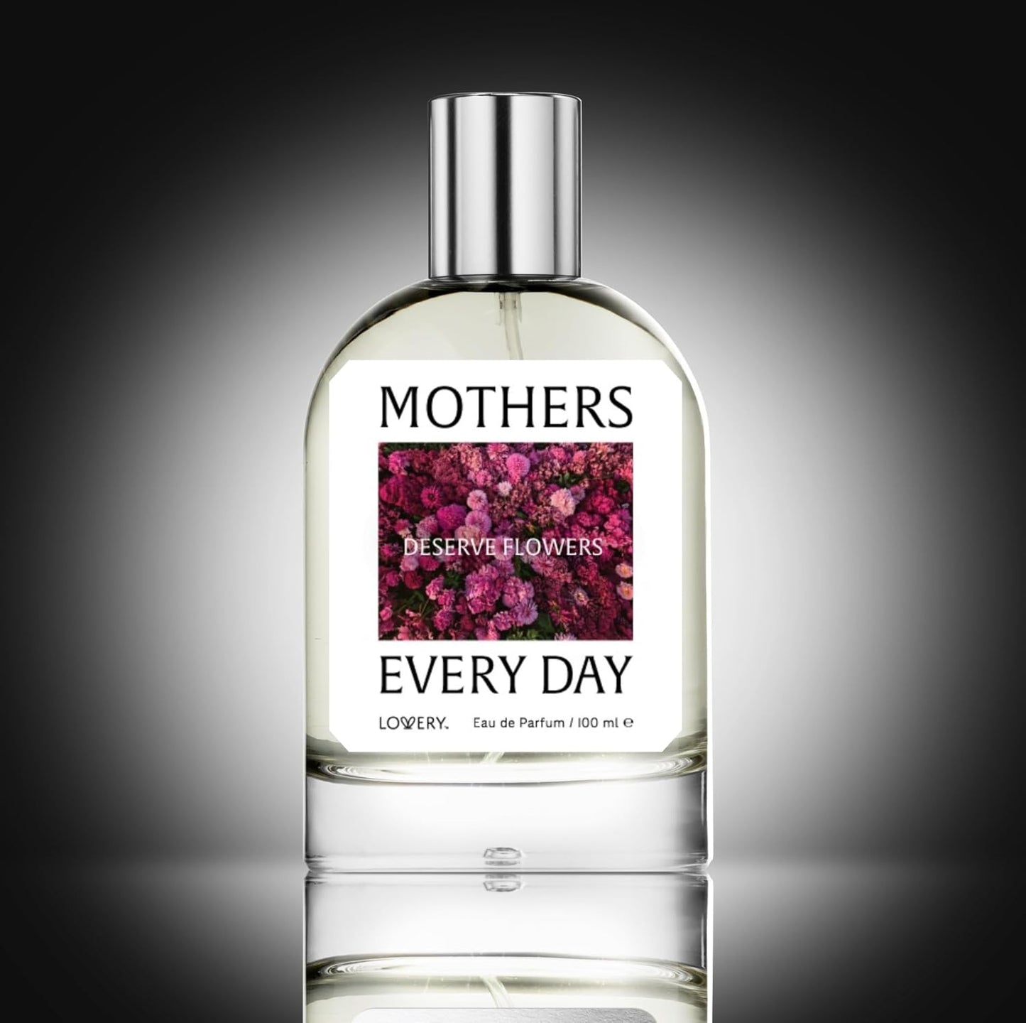 LOVERY Mothers Deserve Flowers Every Day Perfume – A Warm & Comforting Eau de Parfum for Women – Long-Lasting, Heartfelt Scent That Honors Mom’s Love – Thoughtful Gift – 100 ml – Made in France