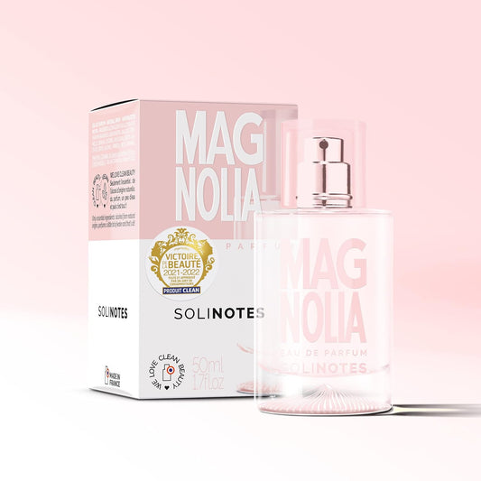SOLINOTES Magnolia Perfume for Women - Eau De Parfum | Delicate Floral and Soothing Scent - Made in France - Vegan - 1.7 fl.oz