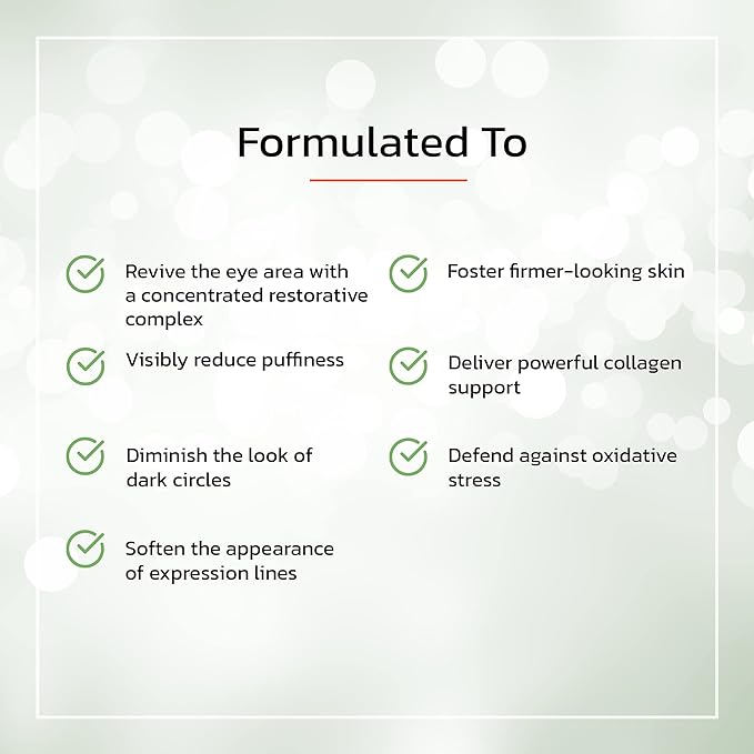 TruSkin Peptide Eye Gel – Improve Look of Dark Circles & Lines for Brighter-Looking Eye Area – Under Eye Care with Peptides, Plant Stem Cells, Hyaluronic Acid – Wake Up Tired Eyes, 0.5 fl oz