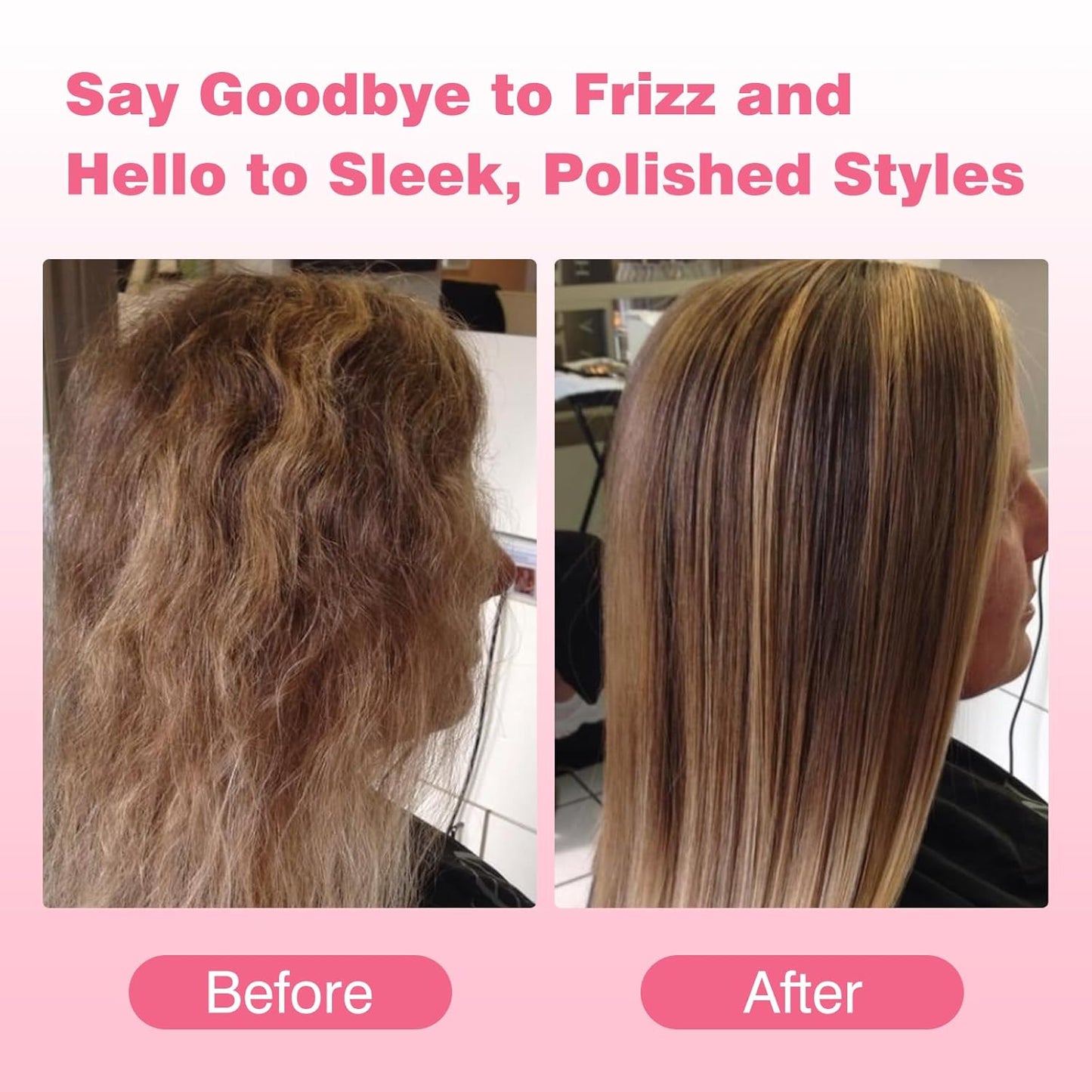 Sunnyholiday Styling Cream for Hair, Taming Wand 3-in-1 Formula Controls Flyaways, Smooths Frizz & Styles Edges Lightweight Hold, No Flaking, Slick Back Hair Products for All Hair Types (0.6 oz.).