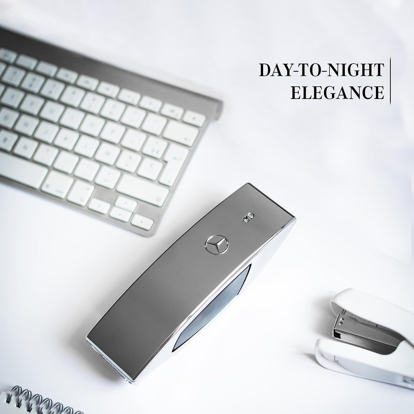 Mercedes-Benz Club Cologne for Men - 3.4 Fl Oz - Eau De Toilette Perfume Spray for Man - Woody & Musky Scent - Luxury Long Lasting Fragrance with Notes Of Grapefruit, Cardamom & Earthy Dry wood