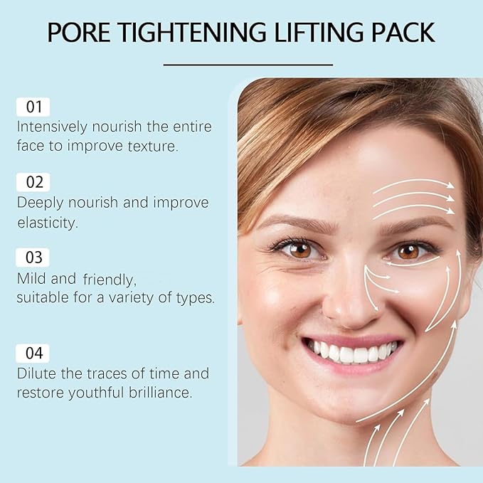 Zombie Face Mask Peel Off, Pore Tightening & Lifting Pack, 8 pcs Hydrating Zombie mask, Facial Mask Care, Anti-Aging, Anti-Wrinkles for All Types (1pcs)