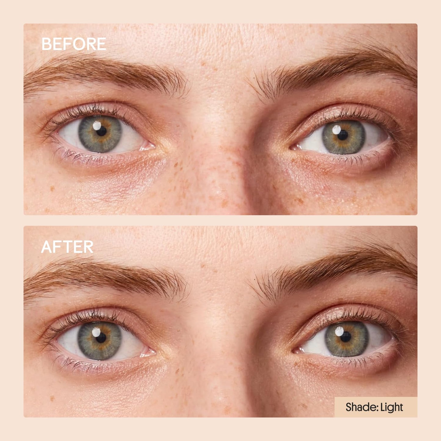 Winky Lux Peeper Perfect Under Eye Concealer, Makeup & Eye Brightener, Full Coverage Concealer for Dark Circles, Color Corrector & Eye Primer, With Collagen, Hyaluronic Acid & Vitamin E (Medium Deep)