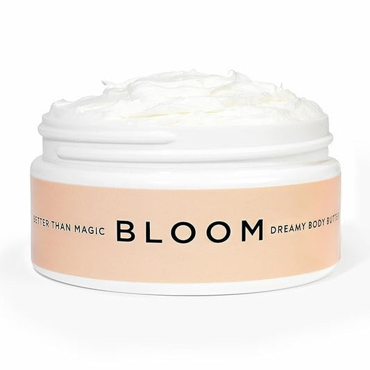 Better Than Magic Hydrating Shea Body Butter – Ultra-Moisturizing Cream for Velvety-Soft & Glowing Skin – Bloom Scent – 8 oz