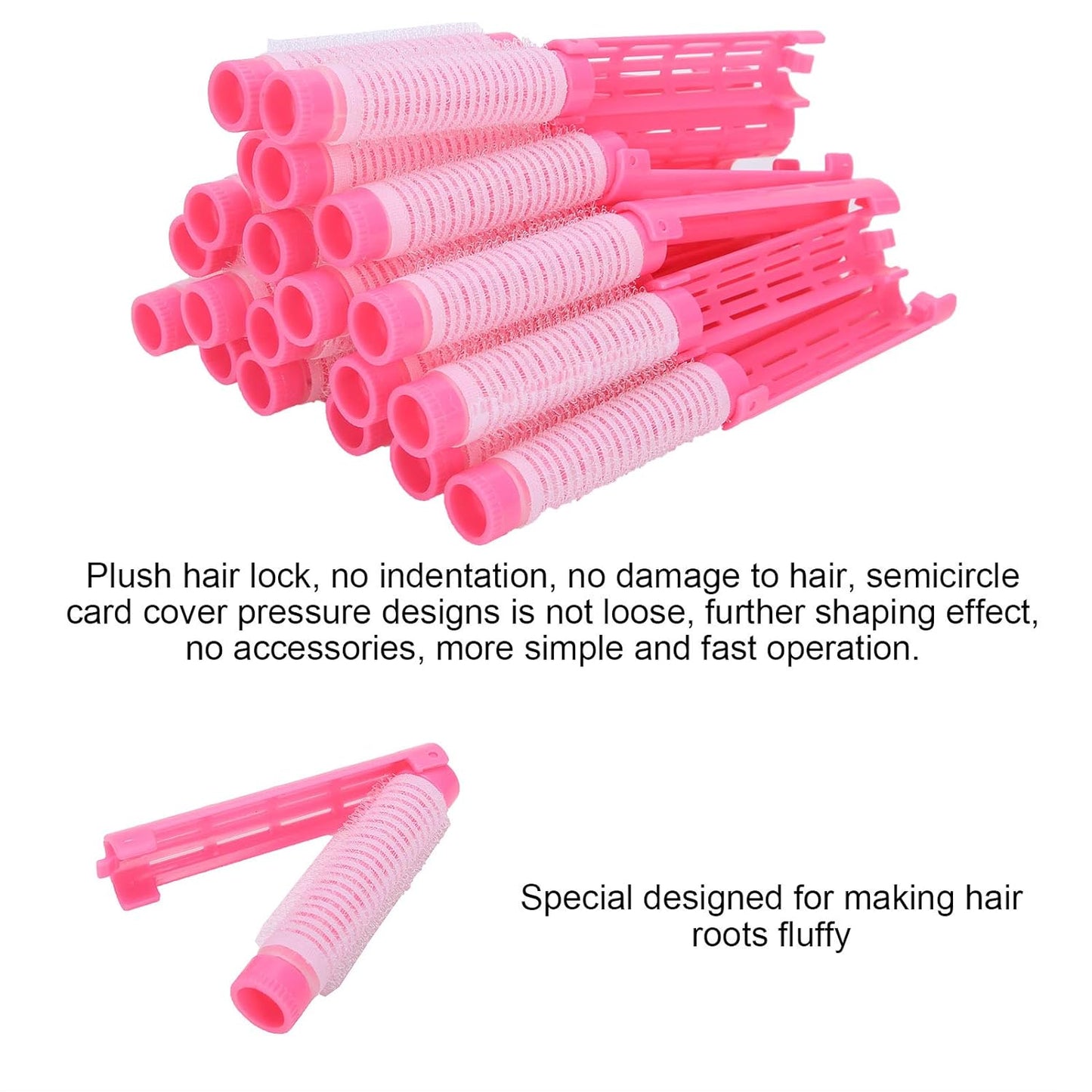 20pcs Perm Rods, Loose Curly Hair Styling Perm Rods, No Indentation Hair Perm Rods for Ladies Hair Styling Design()