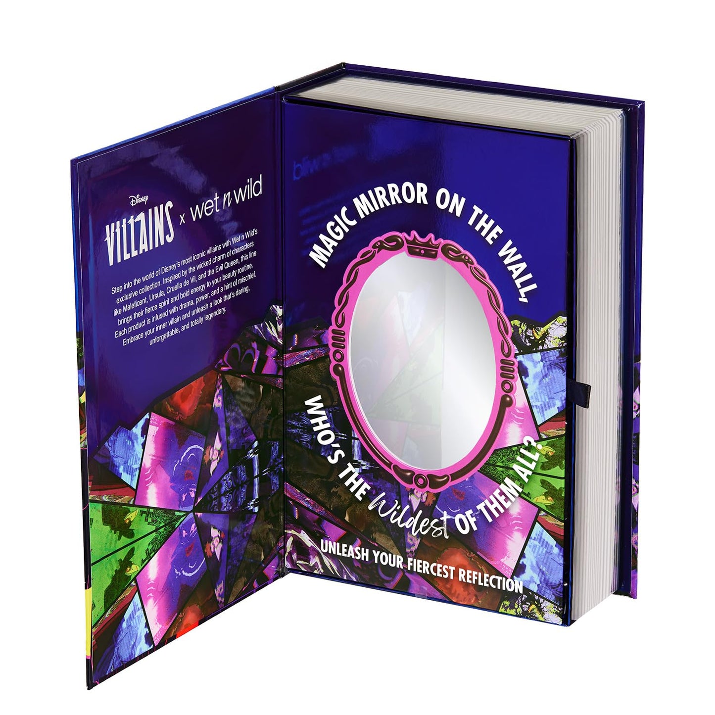 wet n wild Disney Villains PR Box, 14-Piece Makeup & Accessories Collection, Limited Edition Storybook Set, Cruelty-Free